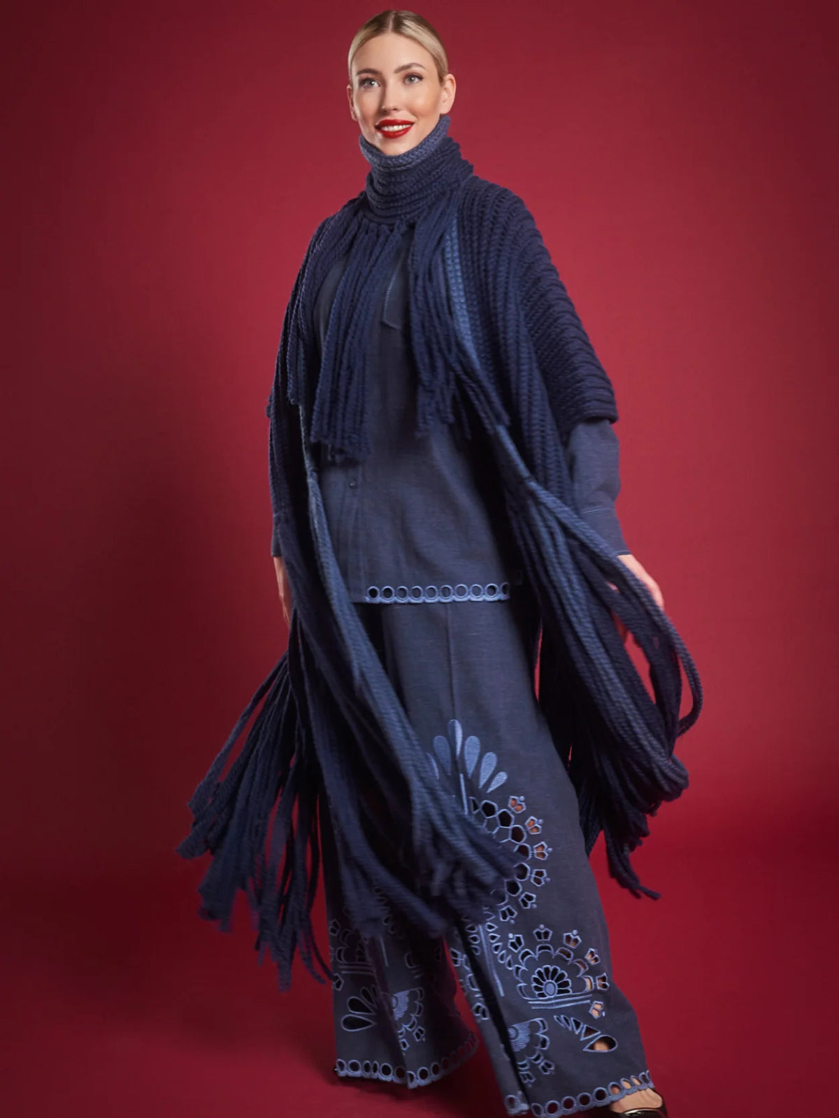 Strickponcho